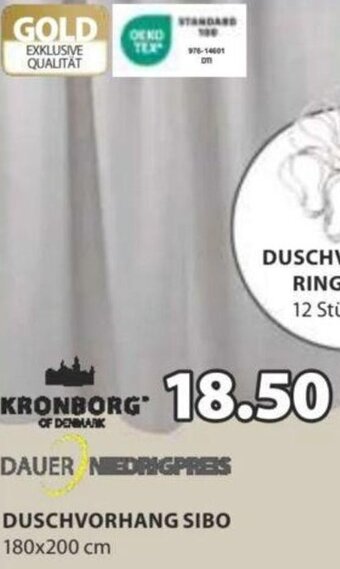 JYSK DUSCHVORHANG SIBO 180x200 cm Angebot