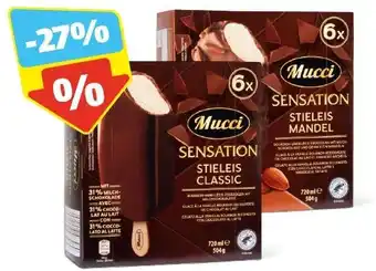 Hofer Mucci stieleis premium, 720 ml Angebot