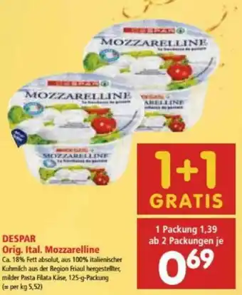 Interspar Despar Orig. Ital. Mozzarelline Angebot