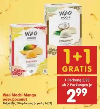 Interspar Wao Mochi Mango Oder Coconut 210g Angebot