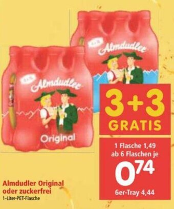 Interspar Almdudler Original Oder Zuckerfrei 1 Liter Angebot