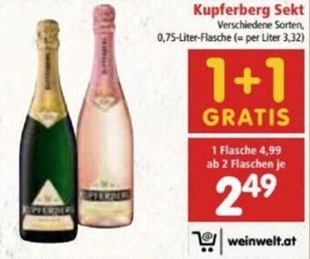 Interspar Kupferberg Sekt Angebot