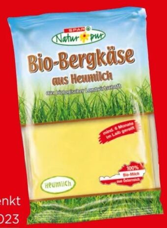 Spar Bio-bergkäse Angebot
