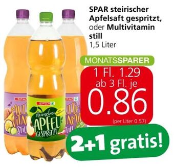 Spar Apfelsaft Angebot