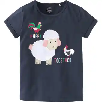 Ernsting's family Mädchen t-shirt mit schaf-applikation Angebot
