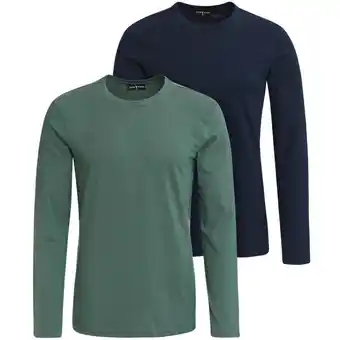 Ernsting's family 2 herren langarmshirs im basic-look Angebot