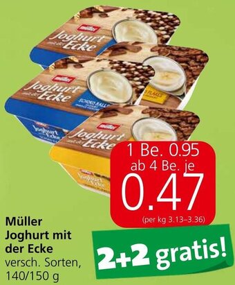 Spar Müller Joghurt mit der Ecke versch. Sorten, 140/150 g Angebot