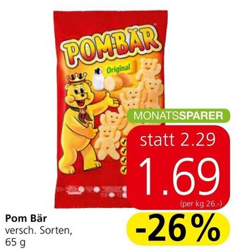 Spar Pom Bär versch. Sorten, 65 g Angebot