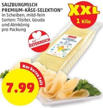 PENNY SALZBURGMILCH PREMIUM-KÄSE-SELEKTION** pro Packung Angebot