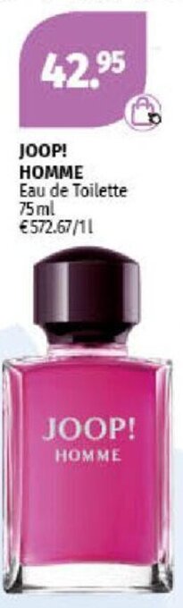 Müller JOOP! HOMME Eau de Toilette 75 ml Angebot