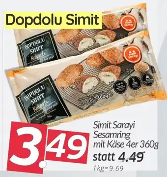 ETSAN Simit Sarayi Sesamring mit Käse 4er 360g Angebot