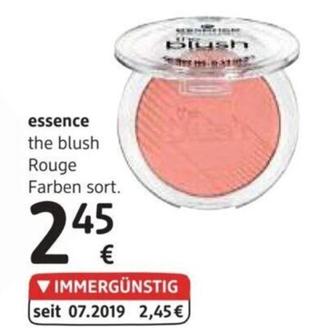 essence the blush Rouge Farben sort.