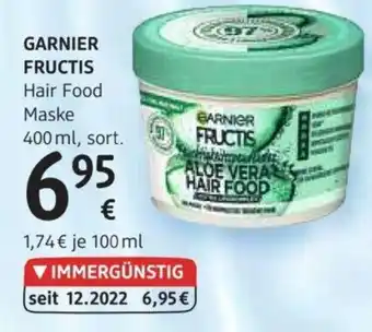 dm GARNIER FRUCTIS Hair Food Maske 400 ml, sort. Angebot