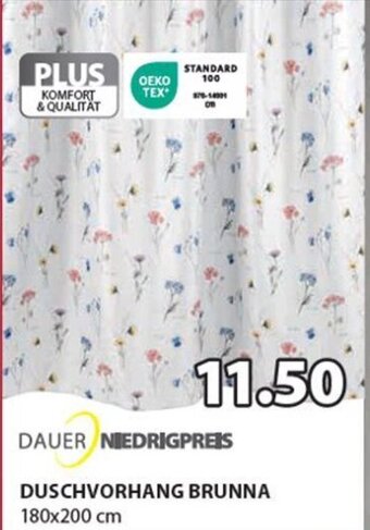 JYSK DUSCHVORHANG BRUNNA 180x200 cm Angebot