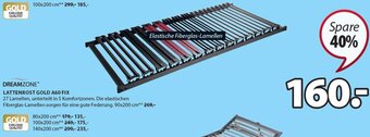 JYSK LATTENROST GOLD A60 FIX 90x200 cm Angebot