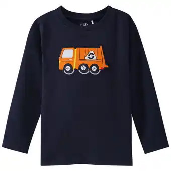Ernsting's family Kinder langarmshirt mit fahrzeug-applikation Angebot