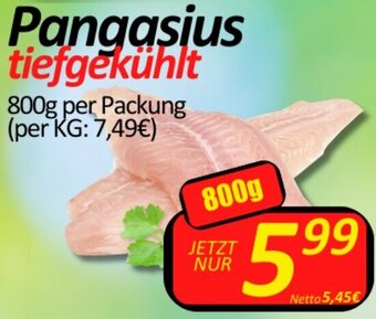 Wurstico Pangasius tiefgekühlt 800g per Packung Angebot