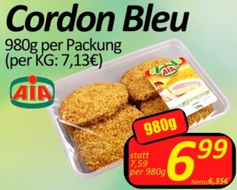 Wurstico Cordon Bleu 980g per Packung Angebot