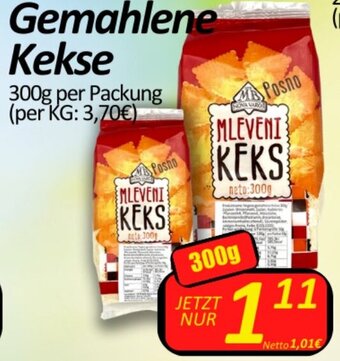 Wurstico Gemahlene Kekse 300g per Packung Angebot