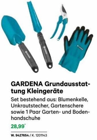 Lagerhaus GARDENA Grundausstat-tung Kleingeräte Angebot
