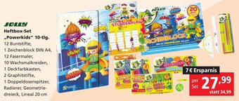 Pagro Diskont JOLLY Heftbox-Set ,,Powerkids" 10-tlg. Angebot