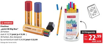 Pagro Diskont STABILO Fineliner ,,point 88 Big Box" Angebot