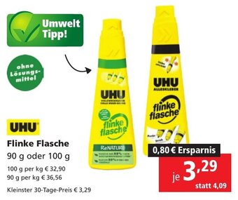 Pagro Diskont UHU Flinke Flasche 90 g oder 100 g Angebot