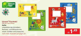 Pagro Diskont Ursus® Formati Hefte Angebot
