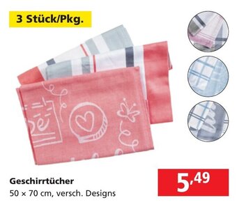 Pagro Diskont Geschirrtücher 50 x 70 cm, versch. Designs Angebot