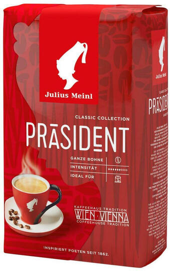 Billa Julius meinl präsident ganze bohne Angebot