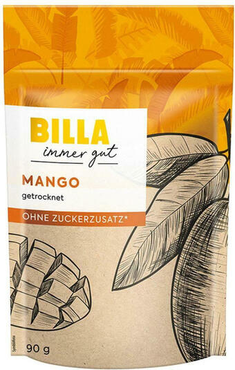 Billa Billa mango getrocknet Angebot