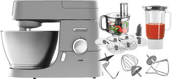 Media Markt Kenwood kvc 3150 s chef set küchenmaschine silber (rührschüsselkapazität: 4,6 l, 1000 watt) Angebot