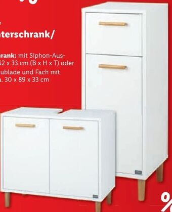 Lidl Waschbeckenunterschrank Angebot