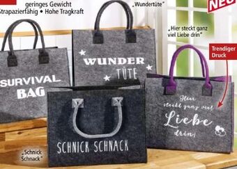 Norma Tasche in filzoptik Angebot