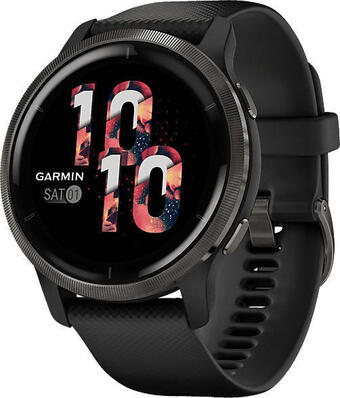 Media Markt Garmin smartwatch venu 2 45mm, schwarz/schiefergrau (010-02430-11) Angebot