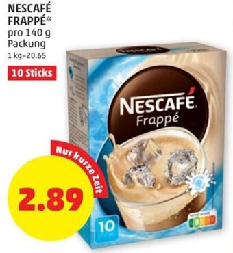 PENNY NESCAFÉ FRAPPÉ* pro 140 g Packung Angebot