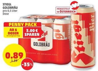 PENNY STIEGL GOLDBRÄU pro 0,5 Liter Angebot
