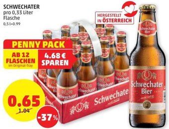 PENNY SCHWECHATER pro 0,33 Liter Angebot