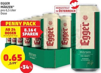 PENNY EGGER MÄRZEN* pro 0,5 Liter Angebot