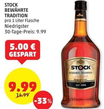 PENNY STOCK BEWÄHRTE TRADITION pro 1 Liter Flasche Angebot