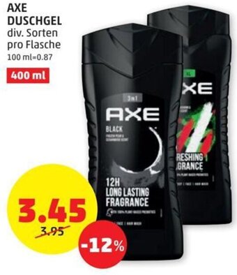 PENNY AXE DUSCHGEL div. Sorten pro Flasche Angebot