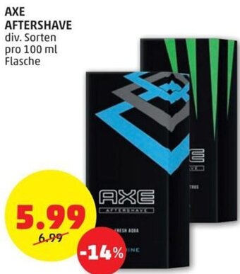 PENNY AXE AFTERSHAVE div. Sorten pro 100 ml Flasche Angebot