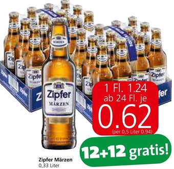 Spar Zipfer Märzen 0,33 Liter Angebot