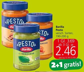 Spar Barilla Pesto versch. Sorten, 190-200 g Angebot