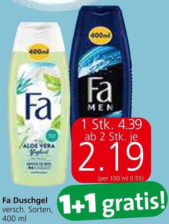 Spar Fa Duschgel versch. Sorten, 400 ml Angebot