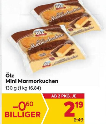 Billa Ölz Mini Marmorkuchen 130 g Angebot