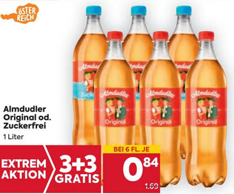Billa Almdudler Original od. Zuckerfrei 1 Liter Angebot
