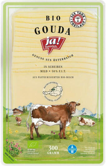 Billa Ja! natürlich gouda scheiben Angebot