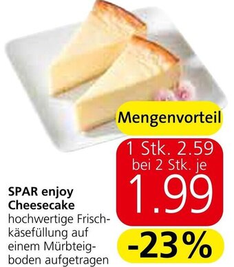 Eurospar SPAR enjoy Cheesecake Angebot