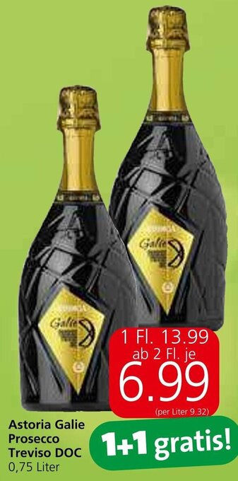 Eurospar Astoria Galie Prosecco Treviso DOC 0,75 Liter Angebot